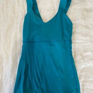 Teal blue Lululemon tank size 8